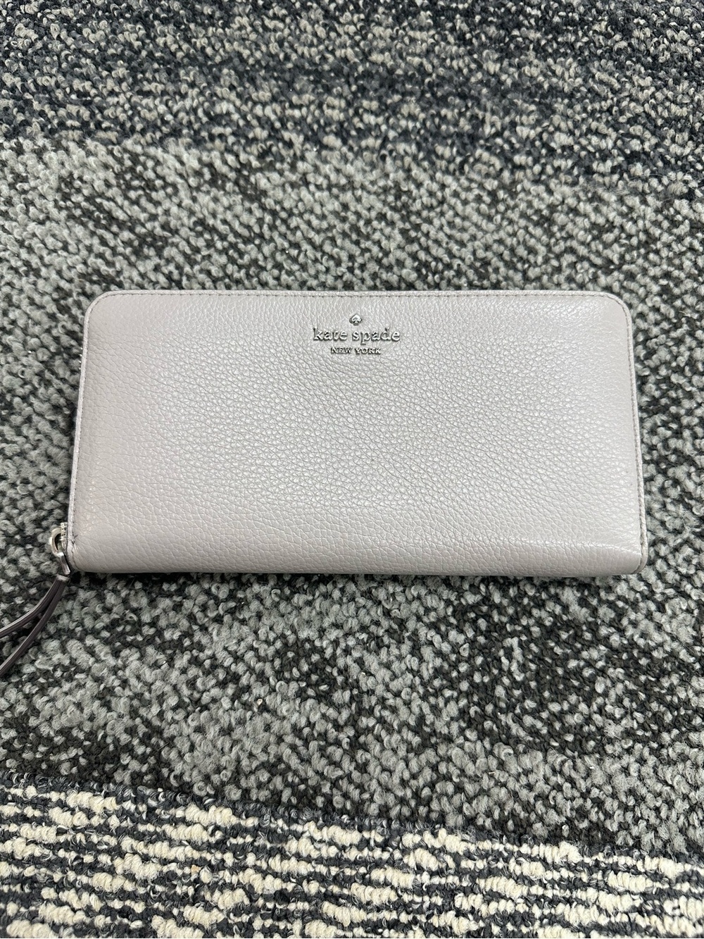 Kate Spade Pebbled Leather Zip Around According Wallet